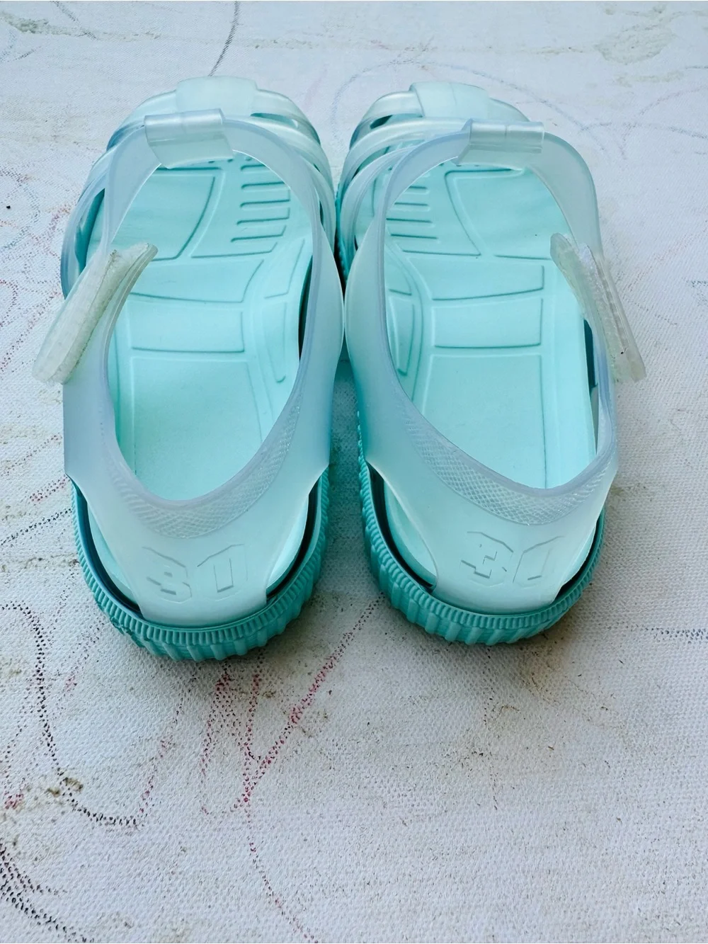 Igor Kids Jelly Sandals in Mint Blue
